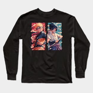 naruto and sasuke Long Sleeve T-Shirt